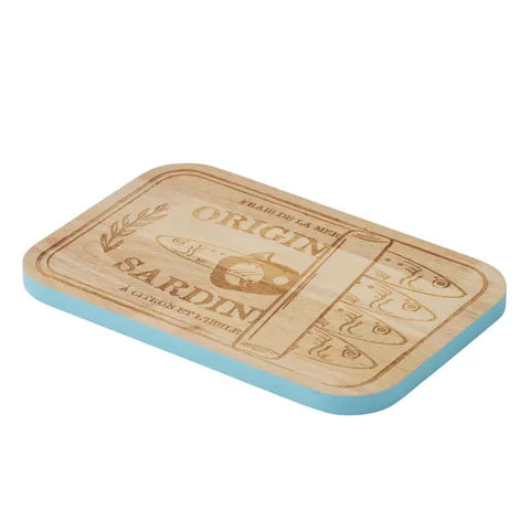 Sardines Wood Serving Board