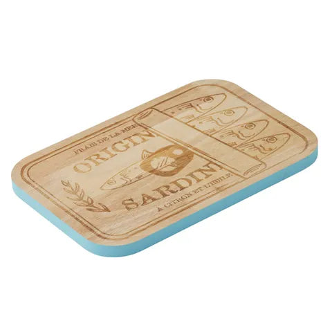 Sardines Wood Serving Board
