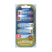 Fish Set 4 Bag Clips