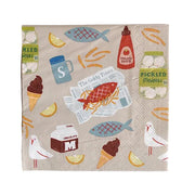 Fish & Chips Paper Napkins 20 pack