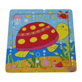 Jigsaw Puzzle - Turtle 15x15cm