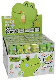 Eraser - Crocodile 3 Pack