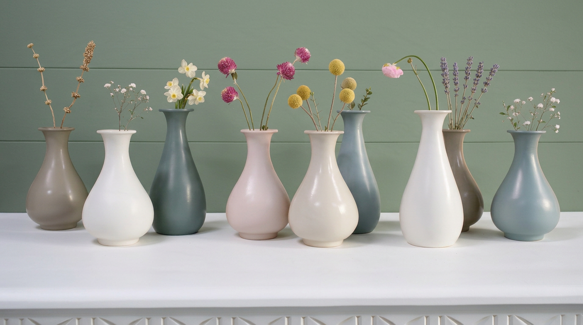 Vase - Rippled Eucalyptus