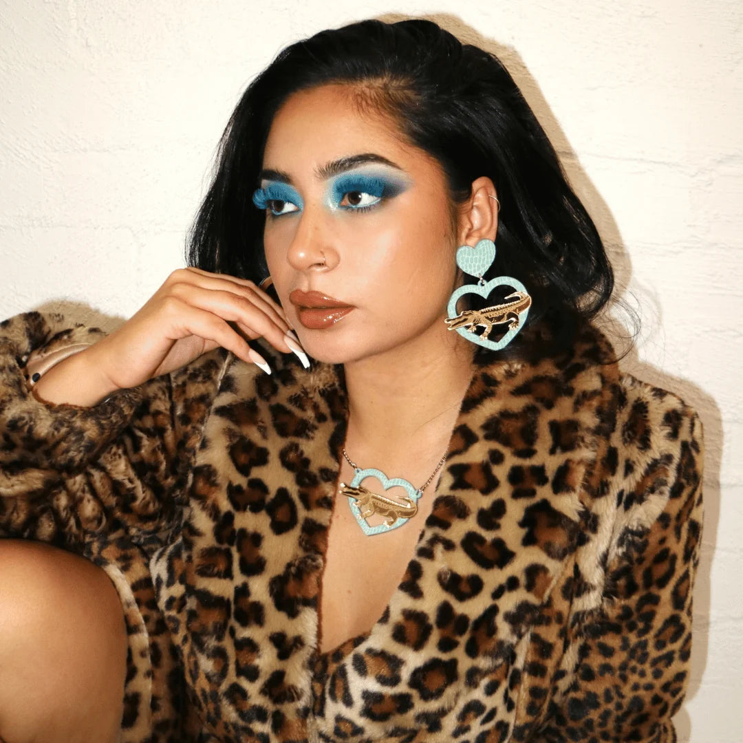 Haus of Dizzy 'Gator Feels' Earrings