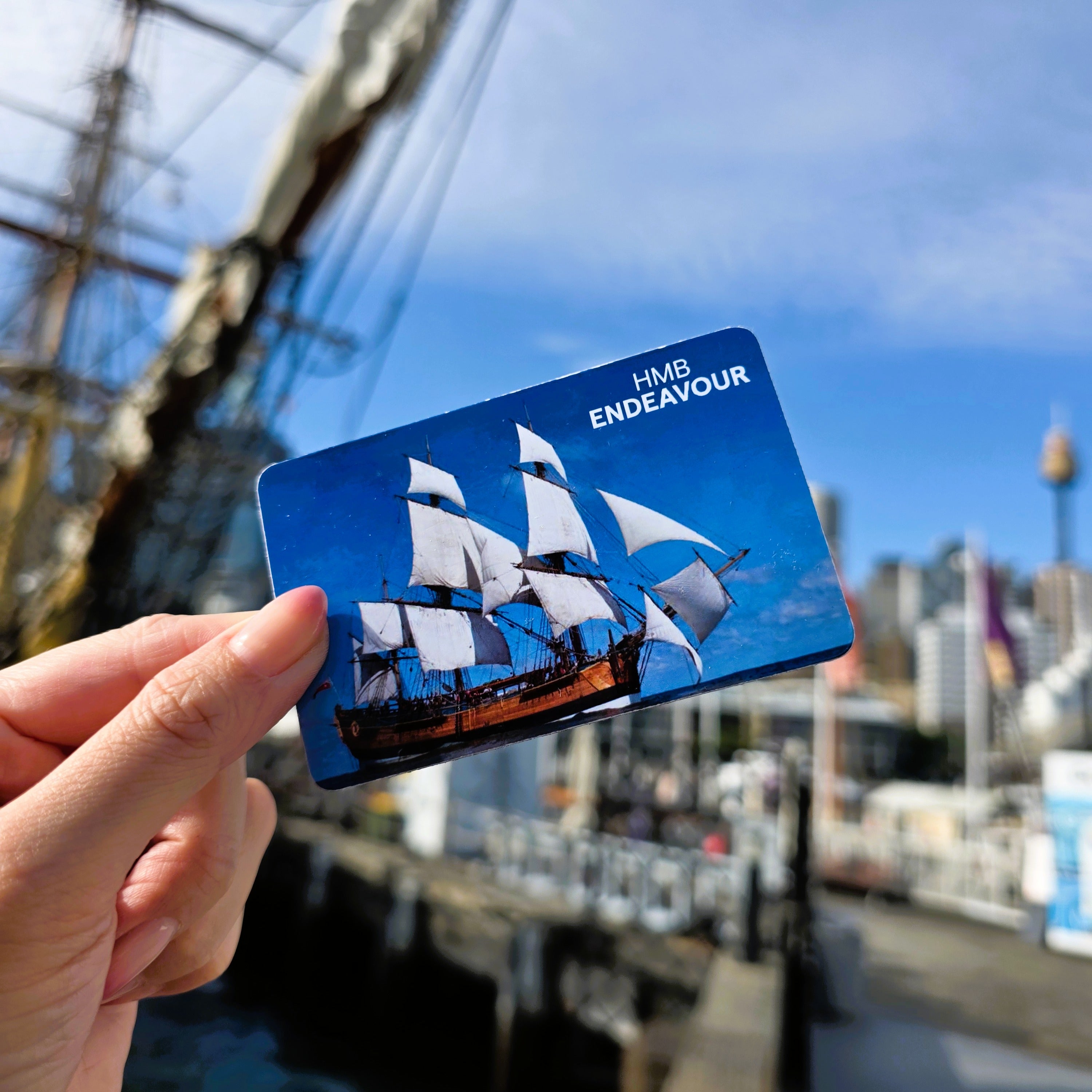 Museum Fridge Magnet - HMB Endeavour