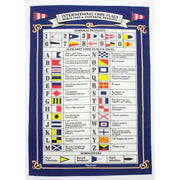 Code Flags & Morse Code Tea Towel