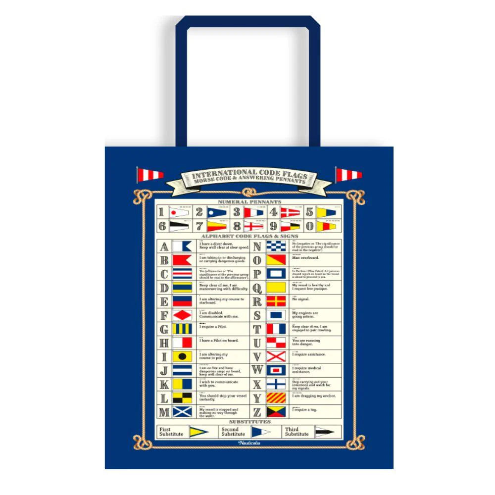 Code Flags Cotton Tote Bag