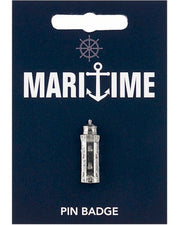 Lighthouse Pewter Pin Badge
