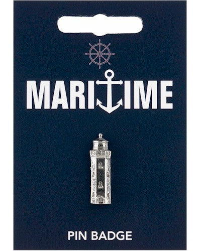 Lighthouse Pewter Pin Badge
