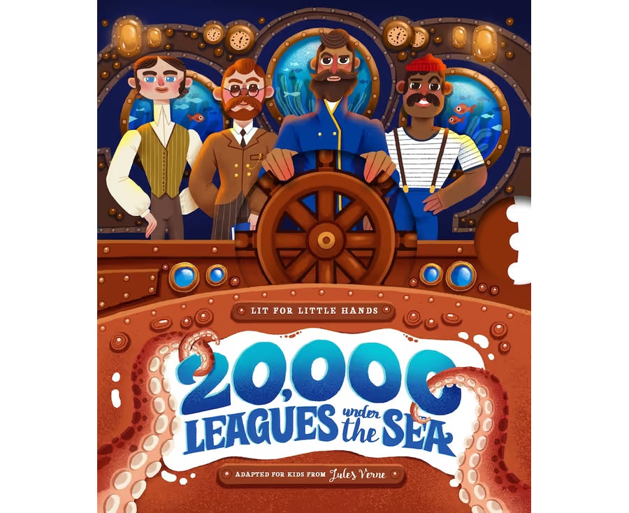 Lit for Little Hands: 20,000 Leagues Under the Sea An Interactive Board Book Adapting the Classic for Kids
