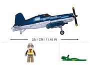 Navy Fighter Plane Bricks