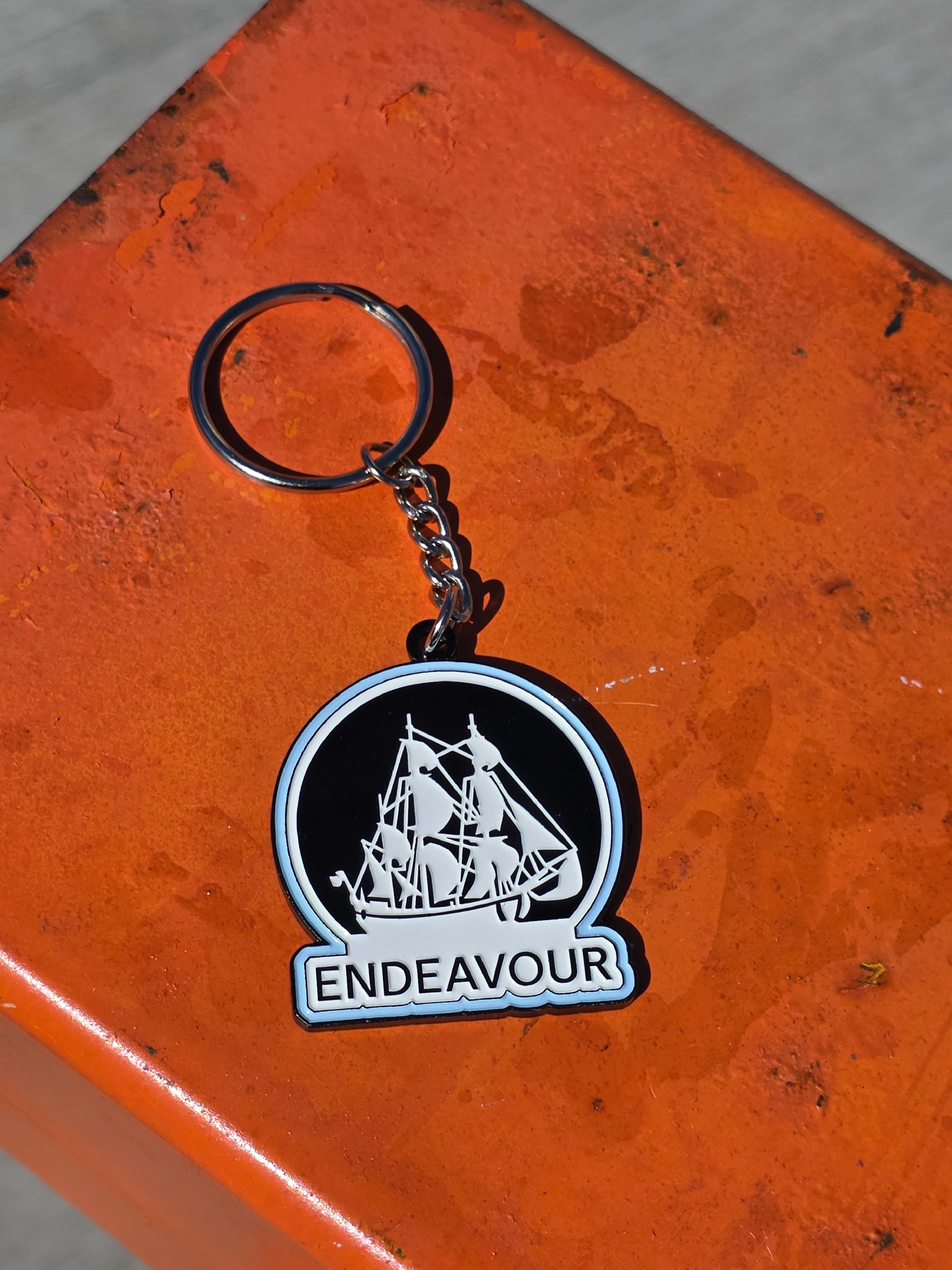 Endeavour Enamel Keyring