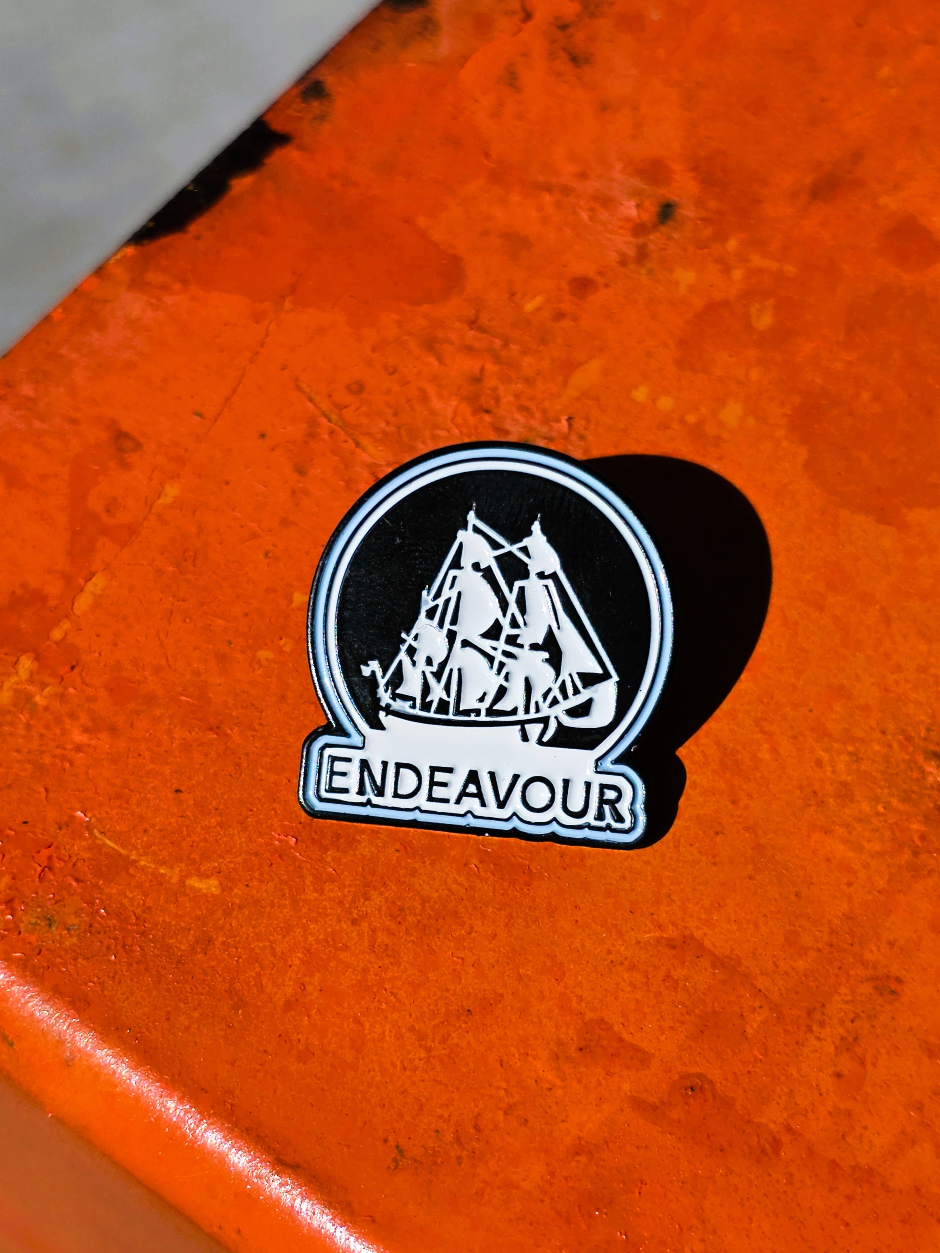 Endeavour Enamel Pin