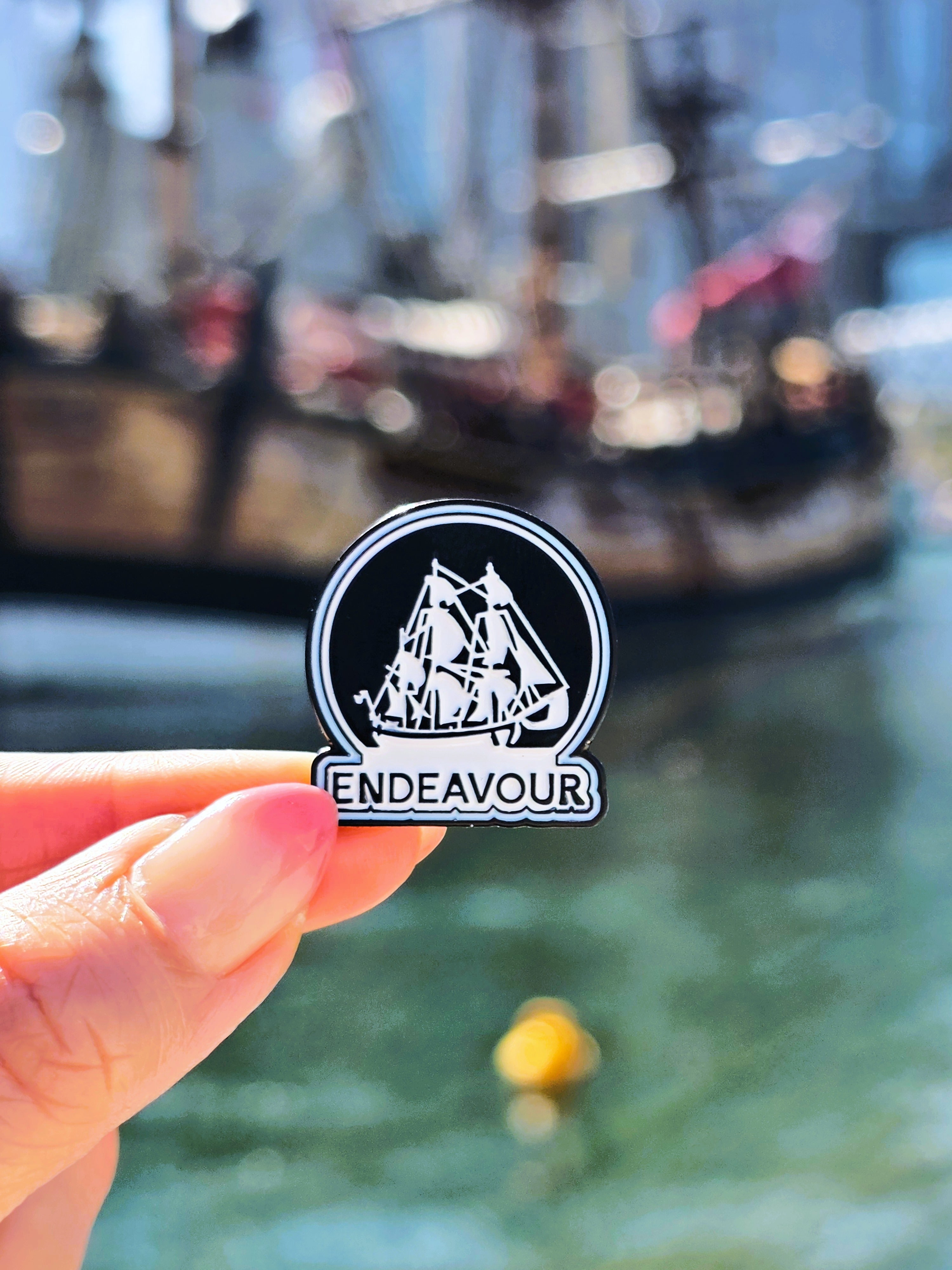 Endeavour Enamel Pin