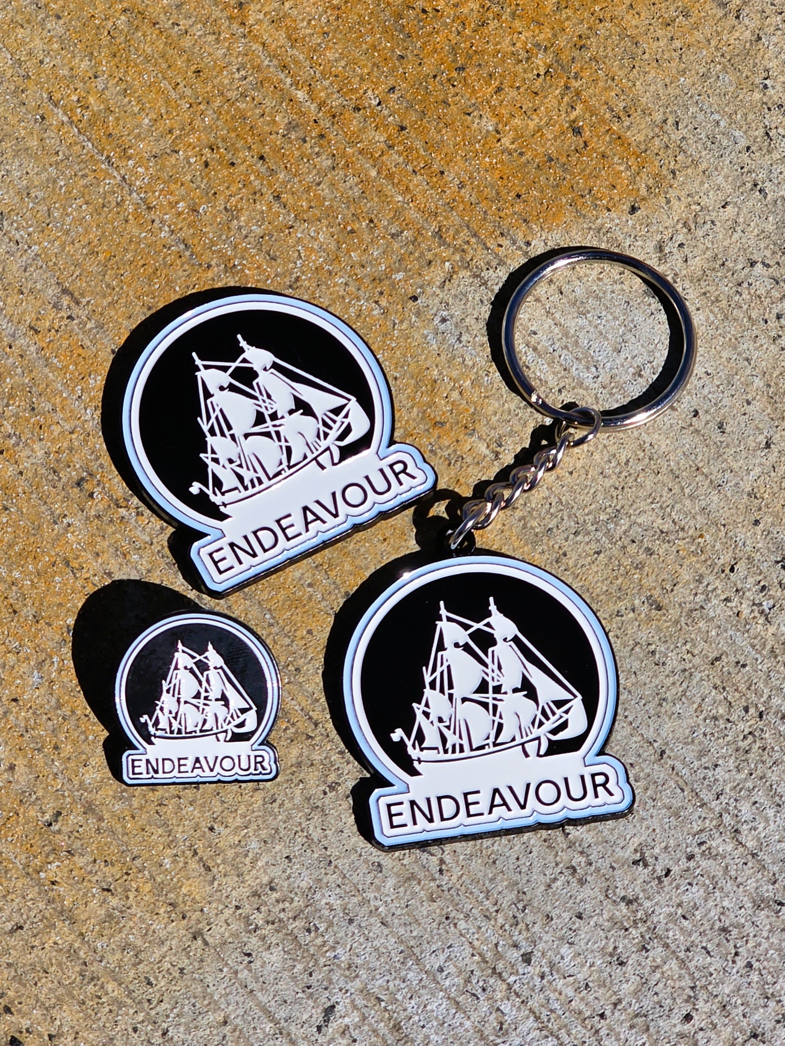 Endeavour Enamel Pin