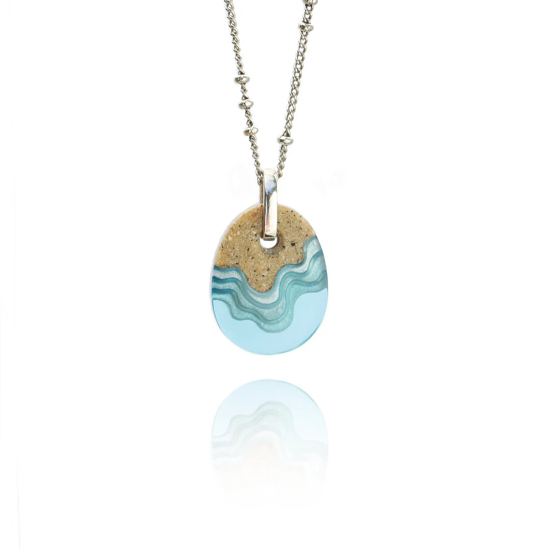 BoldB Necklace - Oceanfront Aqua