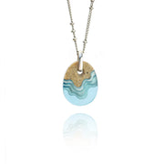BoldB Necklace - Oceanfront Aqua