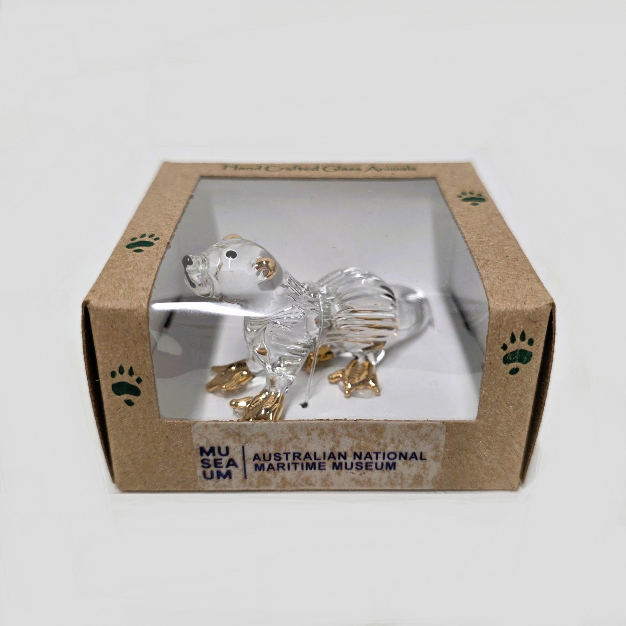 Glass Animal Figurine - Sea Otter