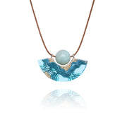 Bold B Necklace - Reef Aqua