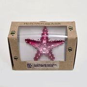 Glass Animal Figurine - Rose Sea Star