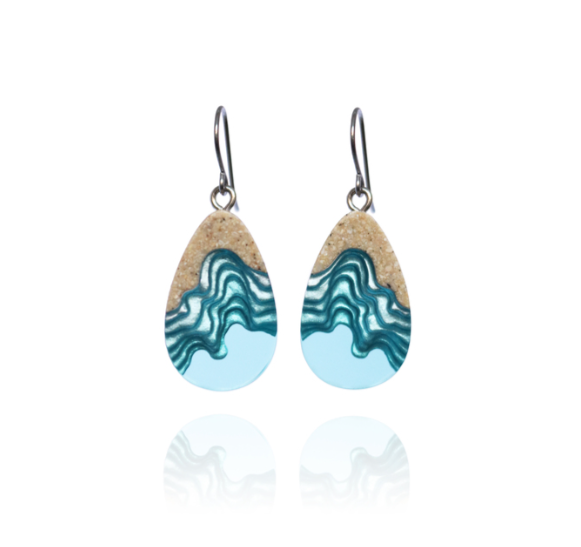 BoldB Earrings - Seashore Aqua