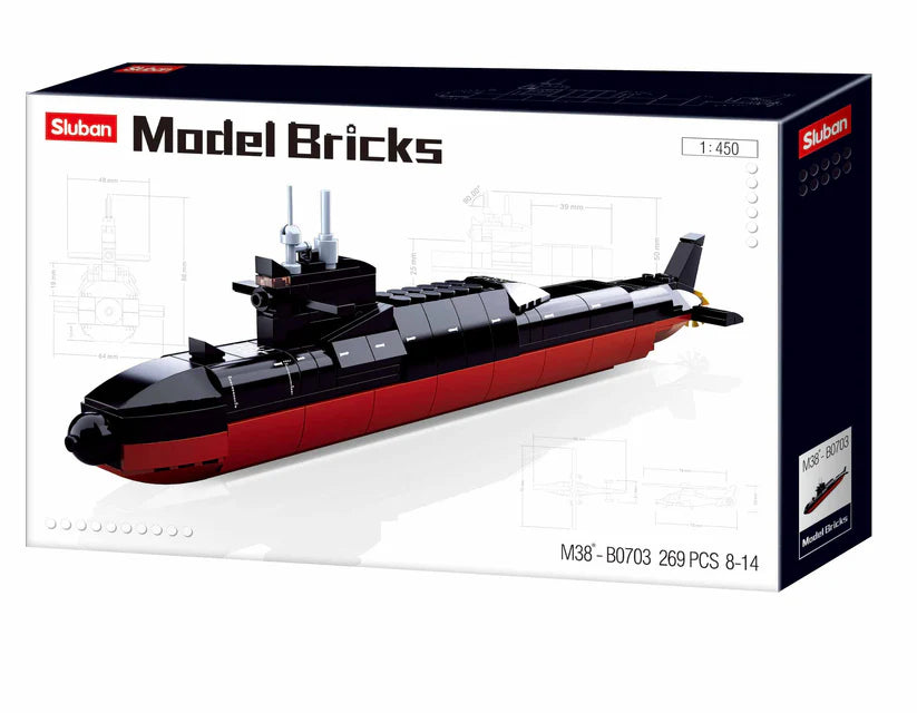 Submarine Model Bricks