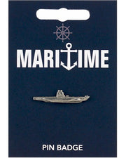 Submarine Pewter Pin Badge