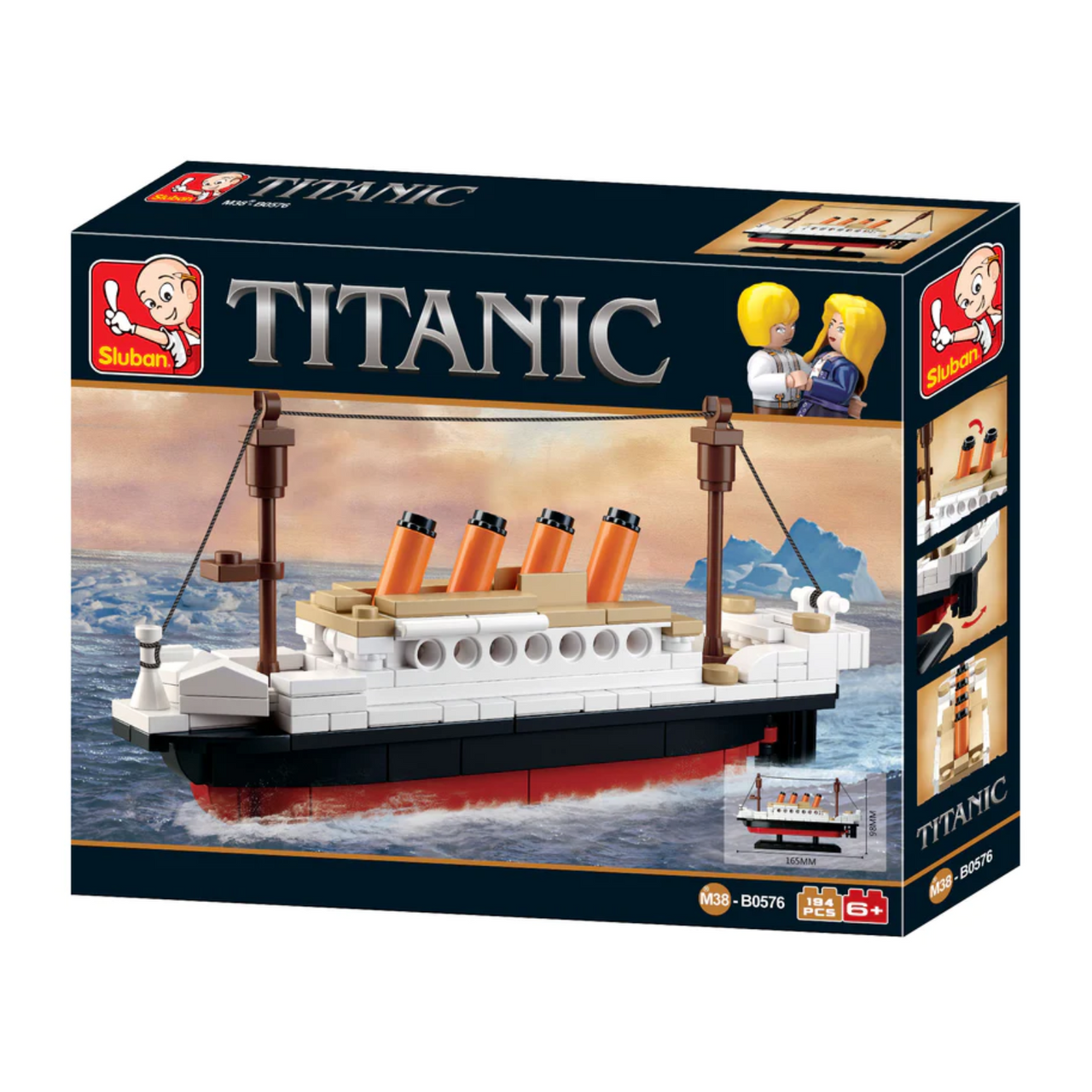 Small Titanic Model Blocks Build