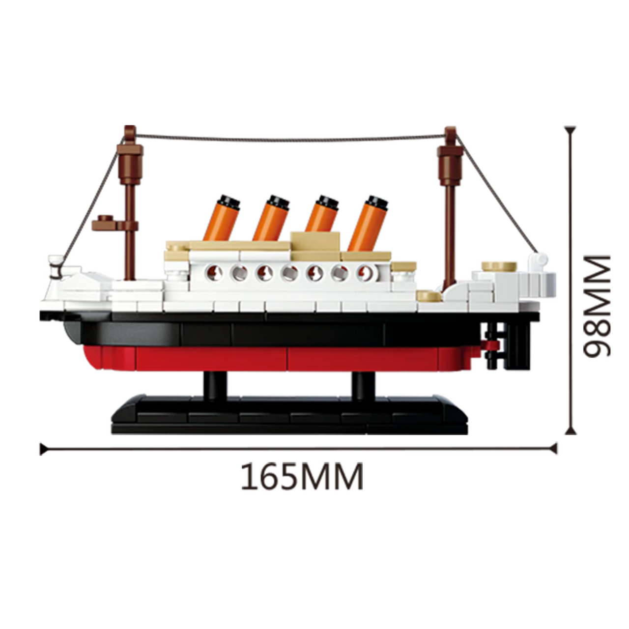 Small Titanic Model Blocks Build