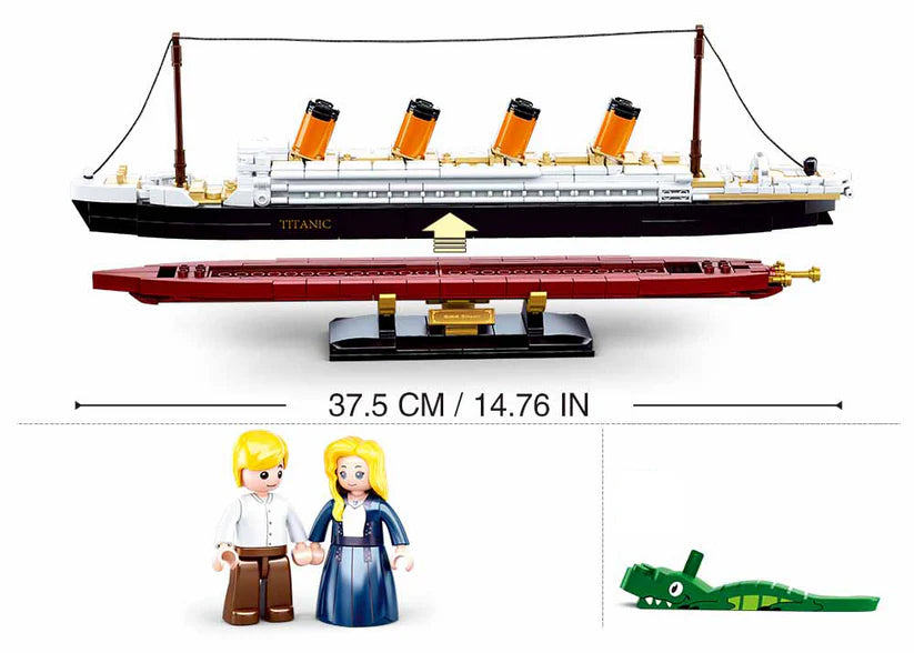 Medium Titanic Model Blocks Build