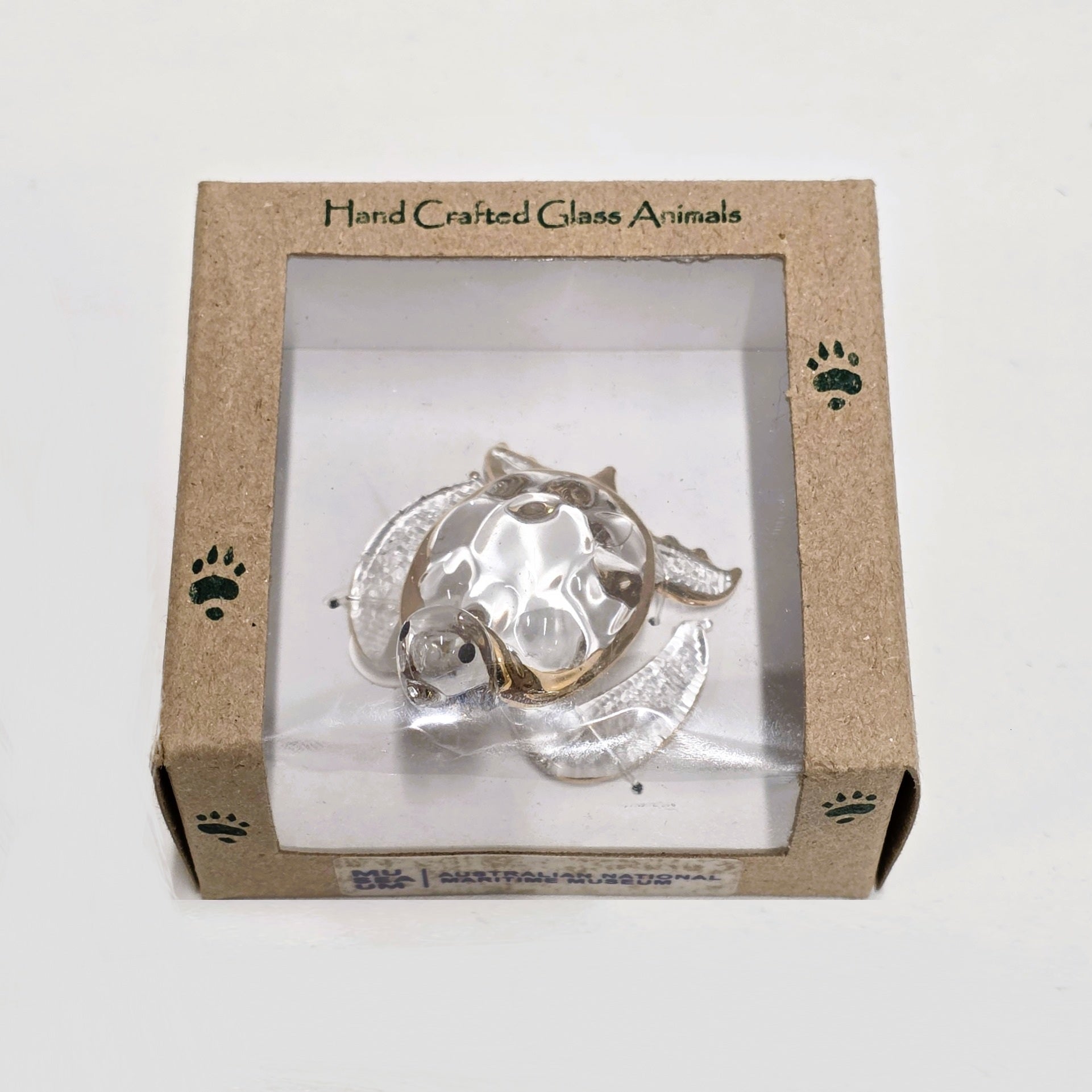 Glass Animal Figurine - Sea Turtle