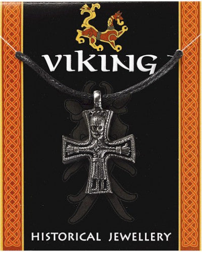 Viking Cross Pewter Pendant