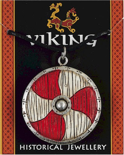 Viking Shield Resin Pendant