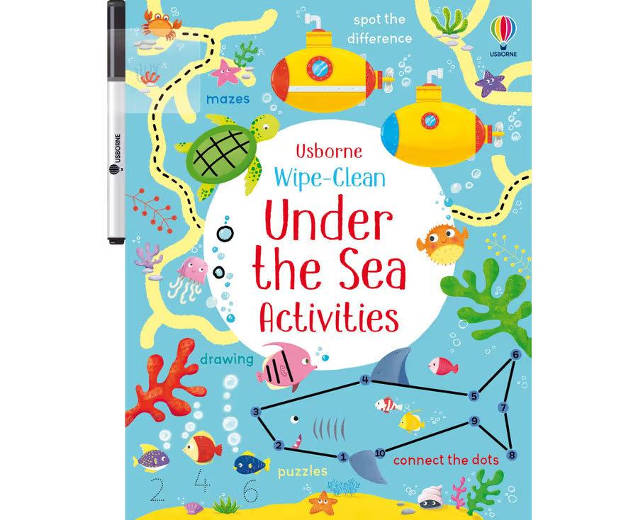 Wipe-Clean Under the Sea Activities