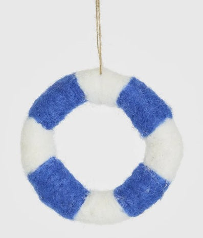 Buoy Hanging Tree Decoration Blue
