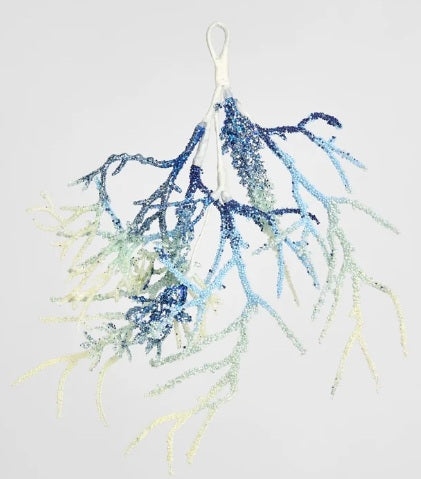 Coral Hanging Spray Blue