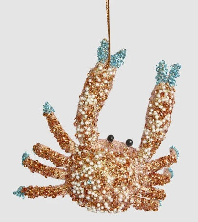 Zarra Crab Decoration Orange