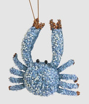 Zarra Crab Decoration Blue