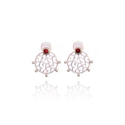BoldB Earrings - Roseni Silver Studs