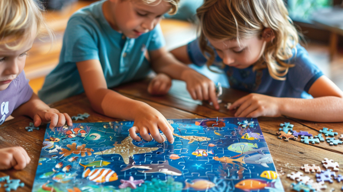 Ocean-Themed Puzzle Books